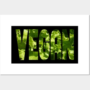 VEGAN HEALTHY HEALTH Posters and Art